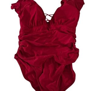 Crimson Red Women’s Swimsuit